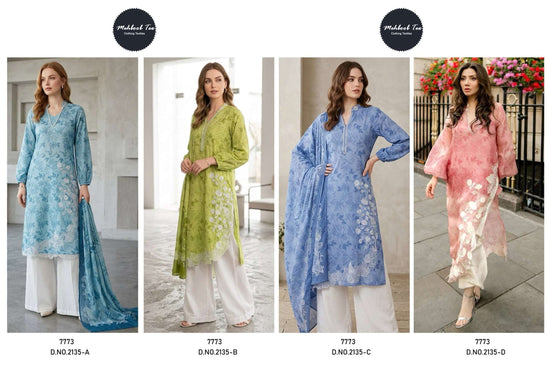 Mehboob Tex 2135 Cambric Cotton Printed Stitched Salwar Suit Set