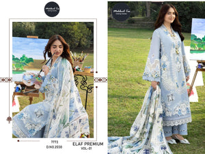 MEHBOOB TEX ELAF VOL-01 Cambric Cotton Pakistani Suit