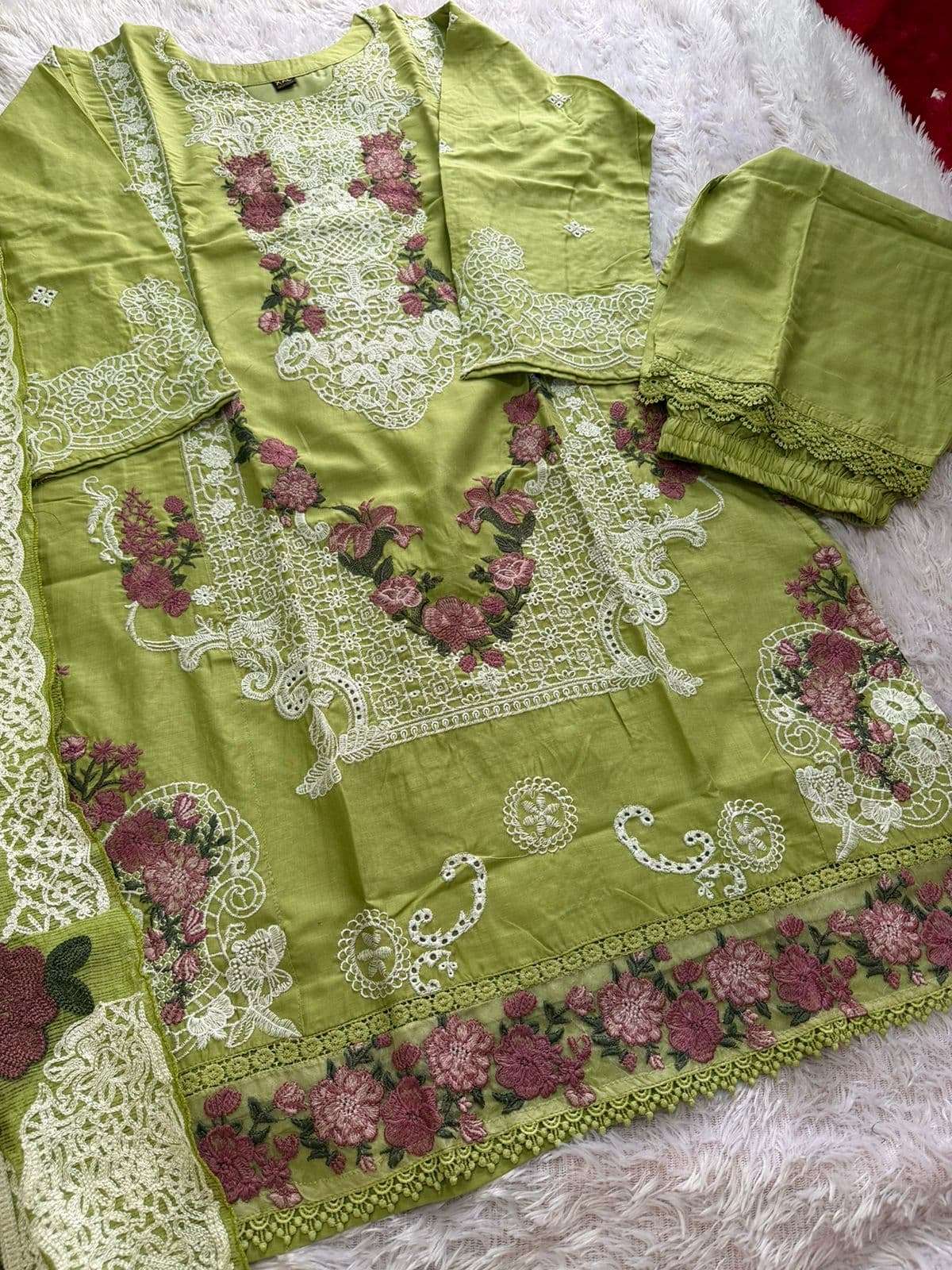MEHBOOB TEX ELAF VOL - 02 Cambric Cotton Pakistani Suit - Amrah Wholesale