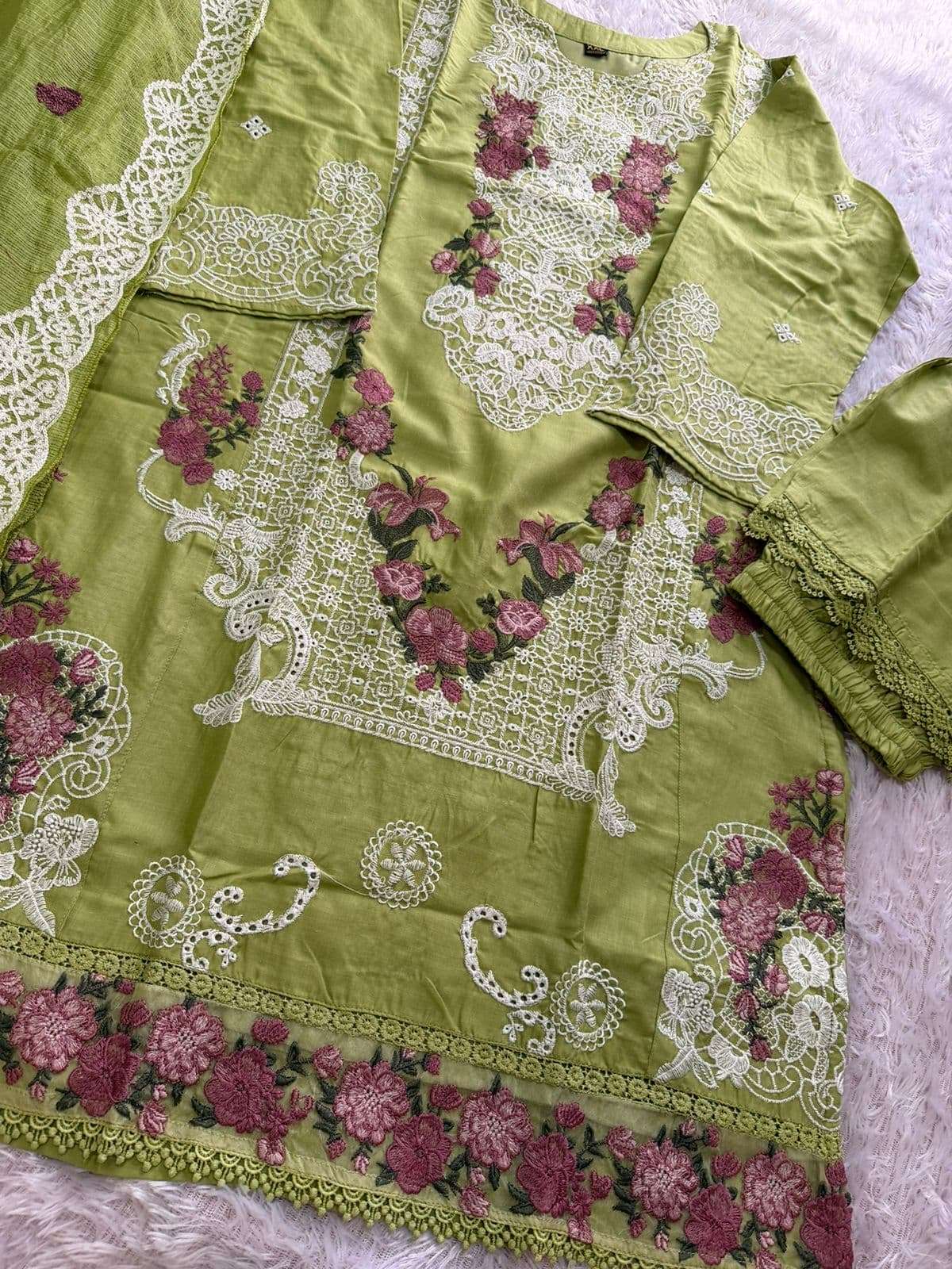 MEHBOOB TEX ELAF VOL - 02 Cambric Cotton Pakistani Suit - Amrah Wholesale