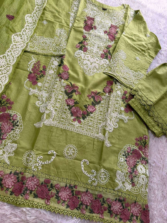 MEHBOOB TEX ELAF VOL - 02 Cambric Cotton Pakistani Suit - Amrah Wholesale