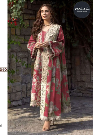 MEHBOOB TEX ELAF VOL-02 Cambric Cotton Pakistani Suit