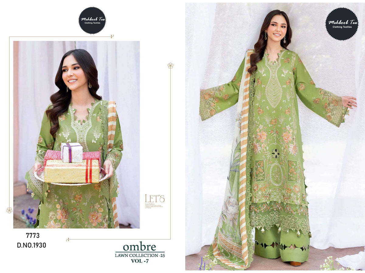 Mehboob Tex Ombre Lawn Vol-07