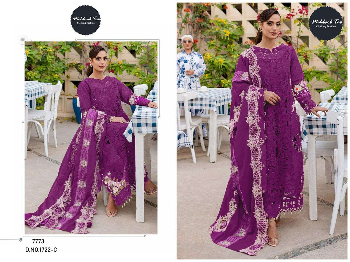 MEHBOOB TEX OMBRE PREMIUM VOL - 4 Cotton Pakistani Suit Wholesale Surat India - Amrah Wholesale