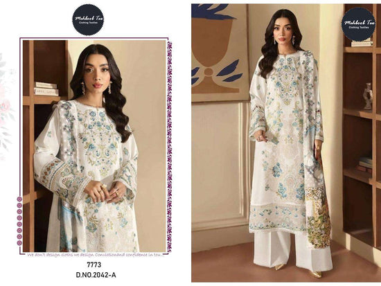 Mehboob Tex Ombre Vol - 13 Cotton Embroidered Pakistani Suit - Amrah Wholesale