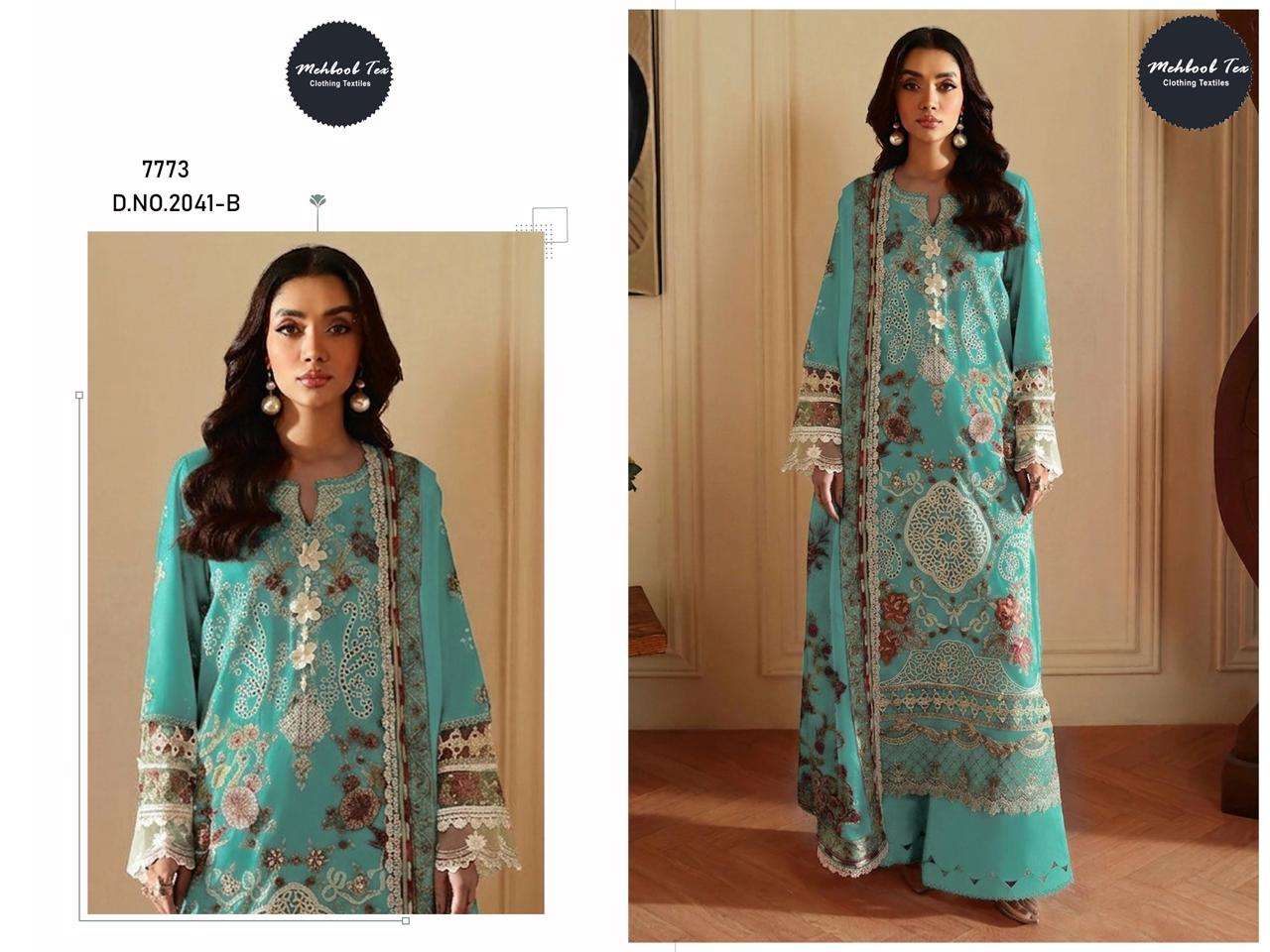 Mehboob Tex Ombre Vol - 13 Cotton Embroidered Pakistani Suit - Amrah Wholesale