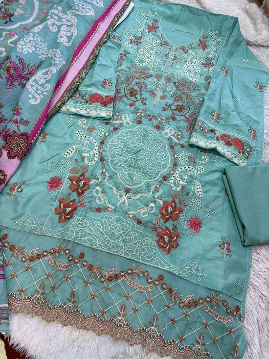 Mehboob Tex Ombre Vol - 13 Cotton Embroidered Pakistani Suit - Amrah Wholesale