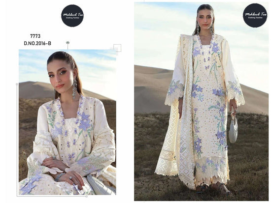 MEHBOOB TEX RANGRASIYA LAWN VOL - 01 Cotton Pakistani Suit - Amrah Wholesale