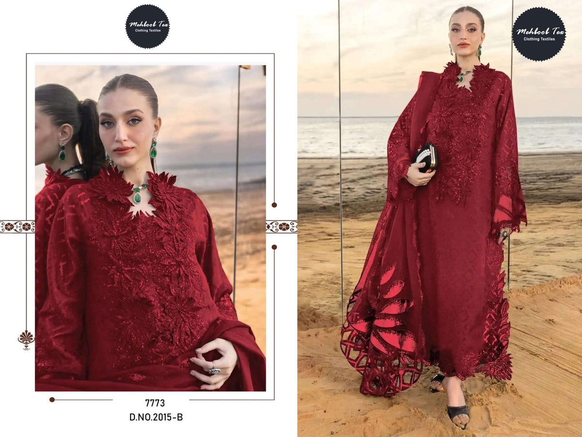 MEHBOOB TEX RANGRASIYA LAWN VOL - 02 Cotton Pakistani Suit - Amrah Wholesale