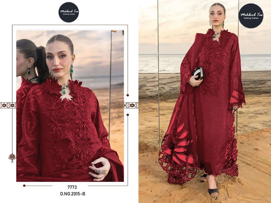 MEHBOOB TEX RANGRASIYA LAWN VOL - 02 Cotton Pakistani Suit - Amrah Wholesale