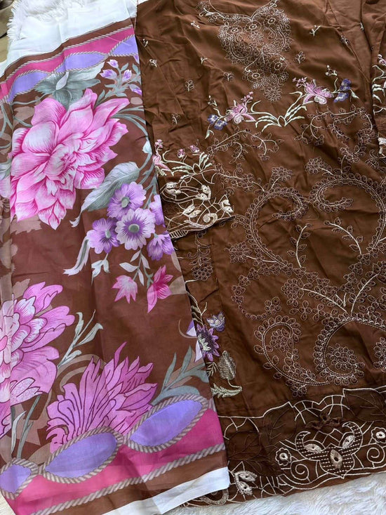 Mehboob Textile Ombre Nx Vol 10 Cambric Cotton Pakistani Suit - Amrah Wholesale
