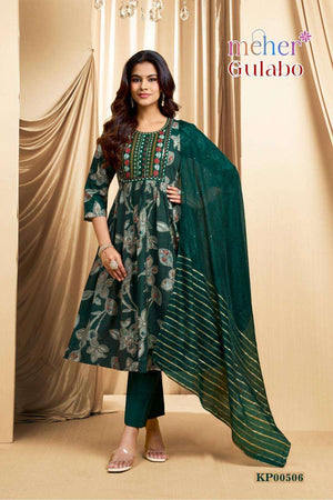 Meher Gulabo Readymade 3 Piece Suit Wholesale - Amrah Wholesale