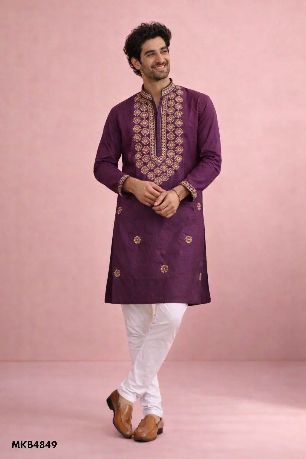 Mens Kurta With Bottom Vol 08 - Amrah Wholesale