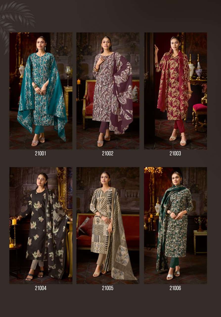 MFC Pashmina Vol-21 Cotton Printed Unstitched Salwar Suit Material