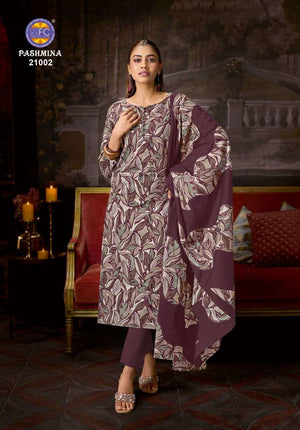 MFC Pashmina Vol-21 Cotton Printed Unstitched Salwar Suit Material