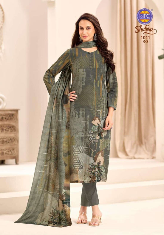 MFC Shahina Vol 1 Pure Cotton Cambric Digital Print Dress Material