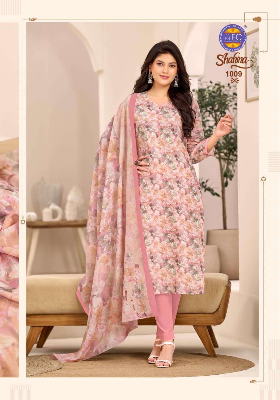 MFC Shahina Vol 1 Pure Cotton Cambric Digital Print Dress Material