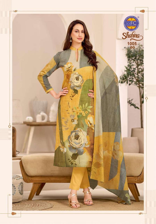 MFC Shahina Vol 1 Pure Cotton Cambric Digital Print Dress Material