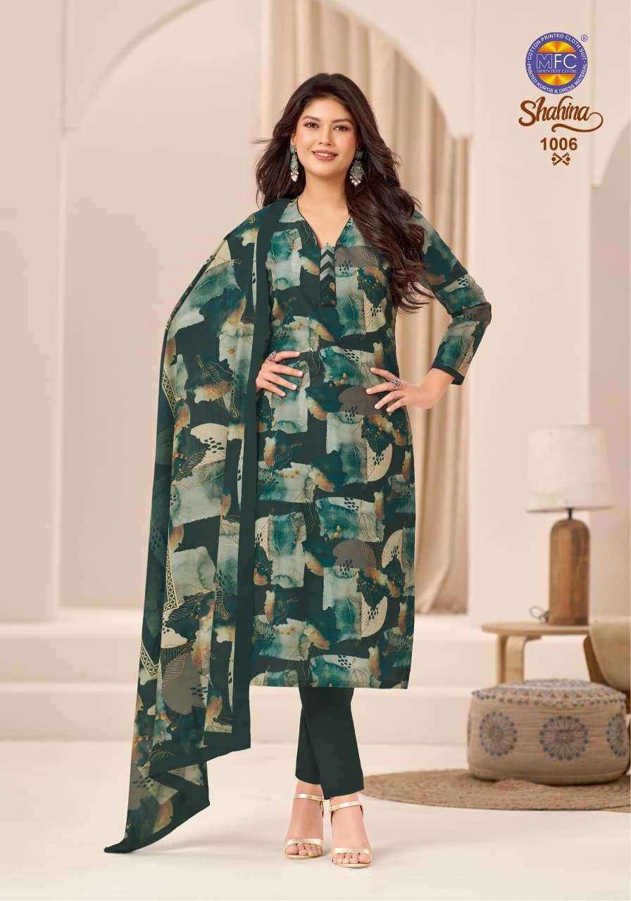 MFC Shahina Vol 1 Pure Cotton Cambric Digital Print Dress Material