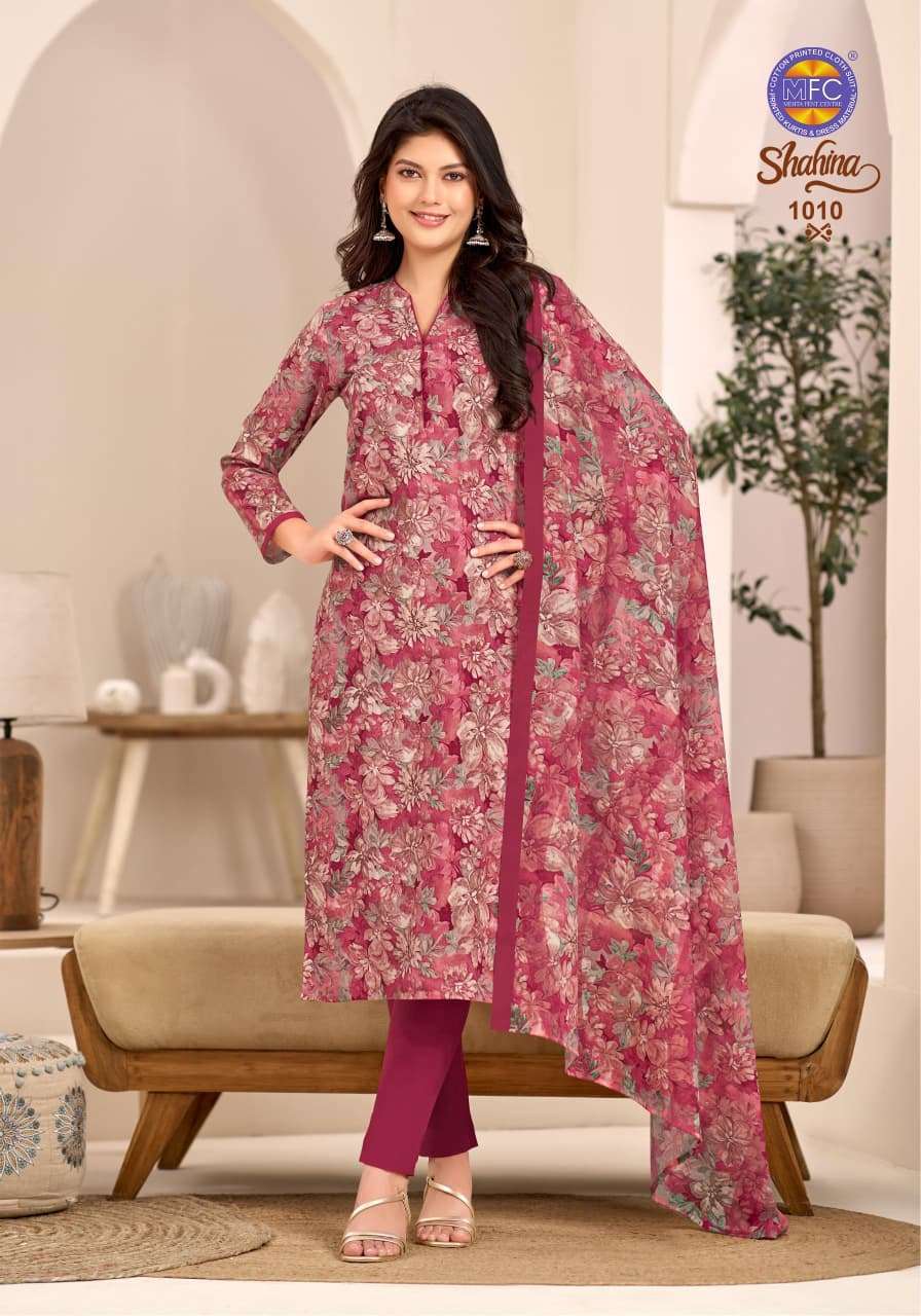 MFC Shahina Vol 1 Pure Cotton Cambric Digital Print Dress Material