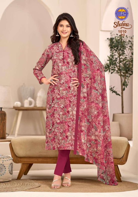 MFC Shahina Vol 1 Pure Cotton Cambric Digital Print Dress Material