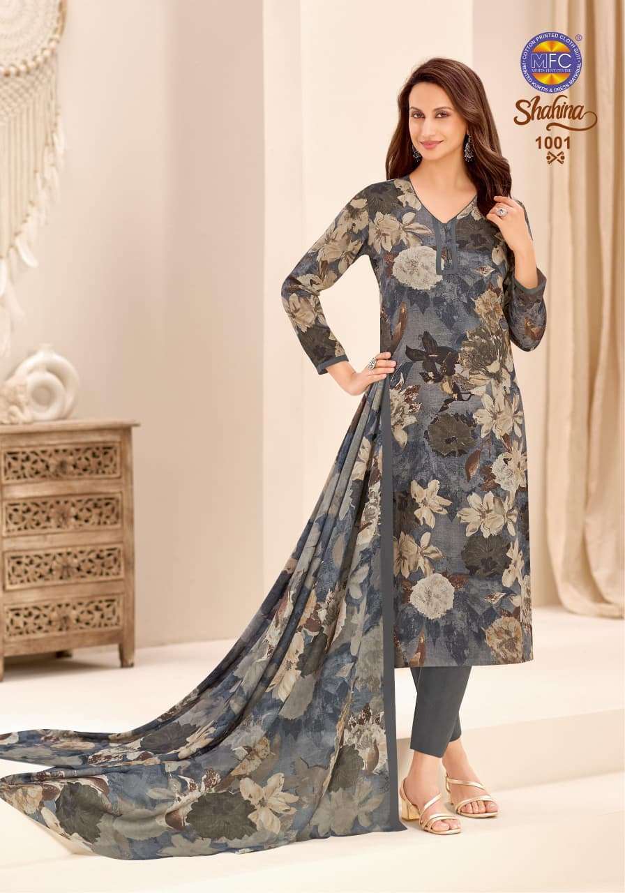 MFC Shahina Vol 1 Pure Cotton Cambric Digital Print Dress Material