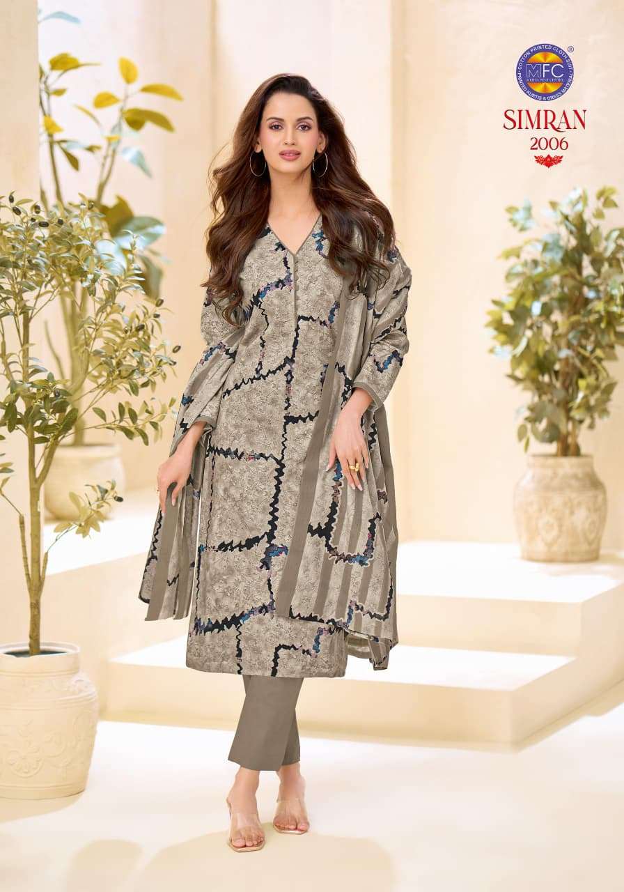 MFC Simran Vol 2 Pure Cotton Printed Dress Material - Amrah Wholesale
