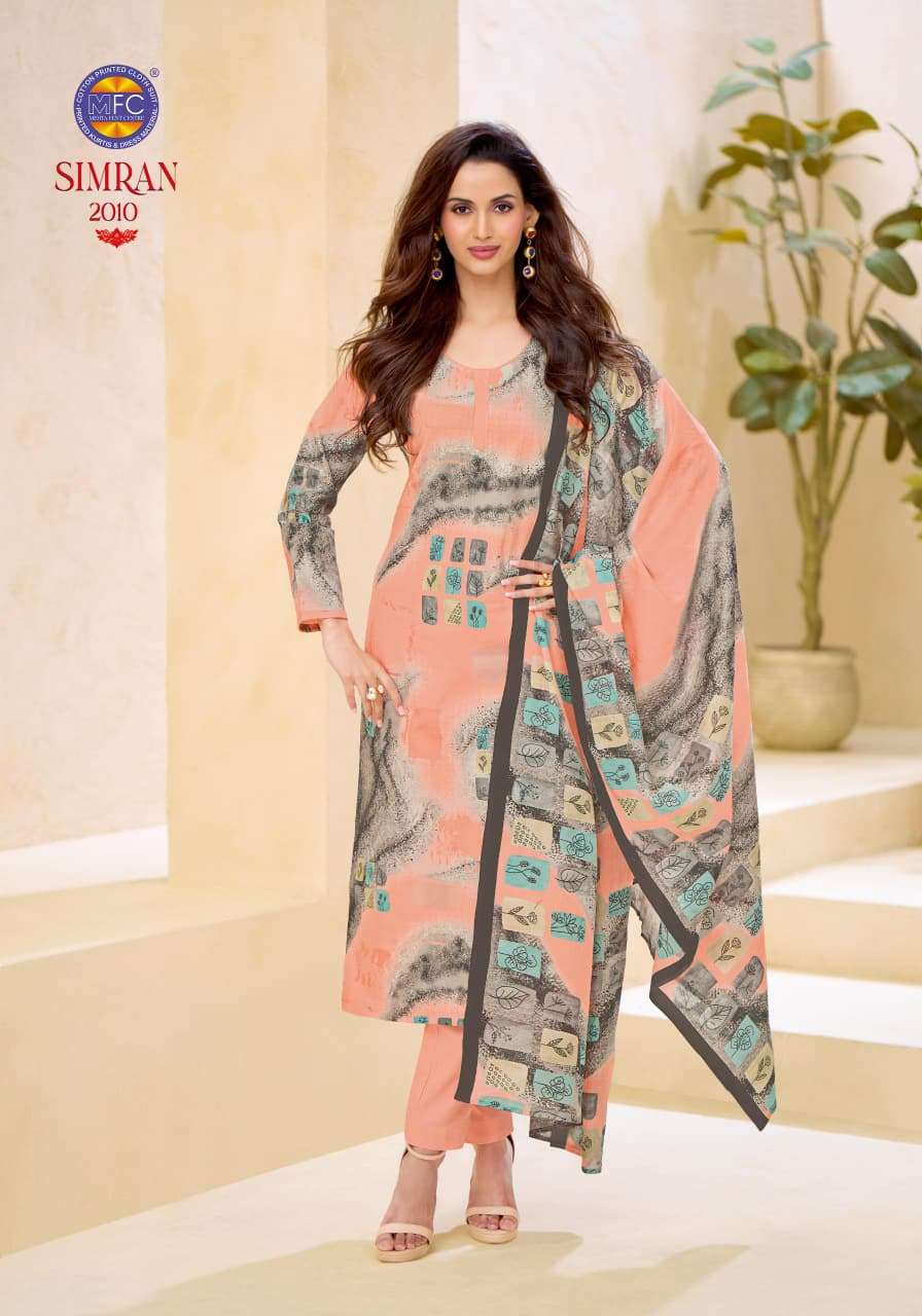 MFC Simran Vol 2 Pure Cotton Printed Dress Material - Amrah Wholesale