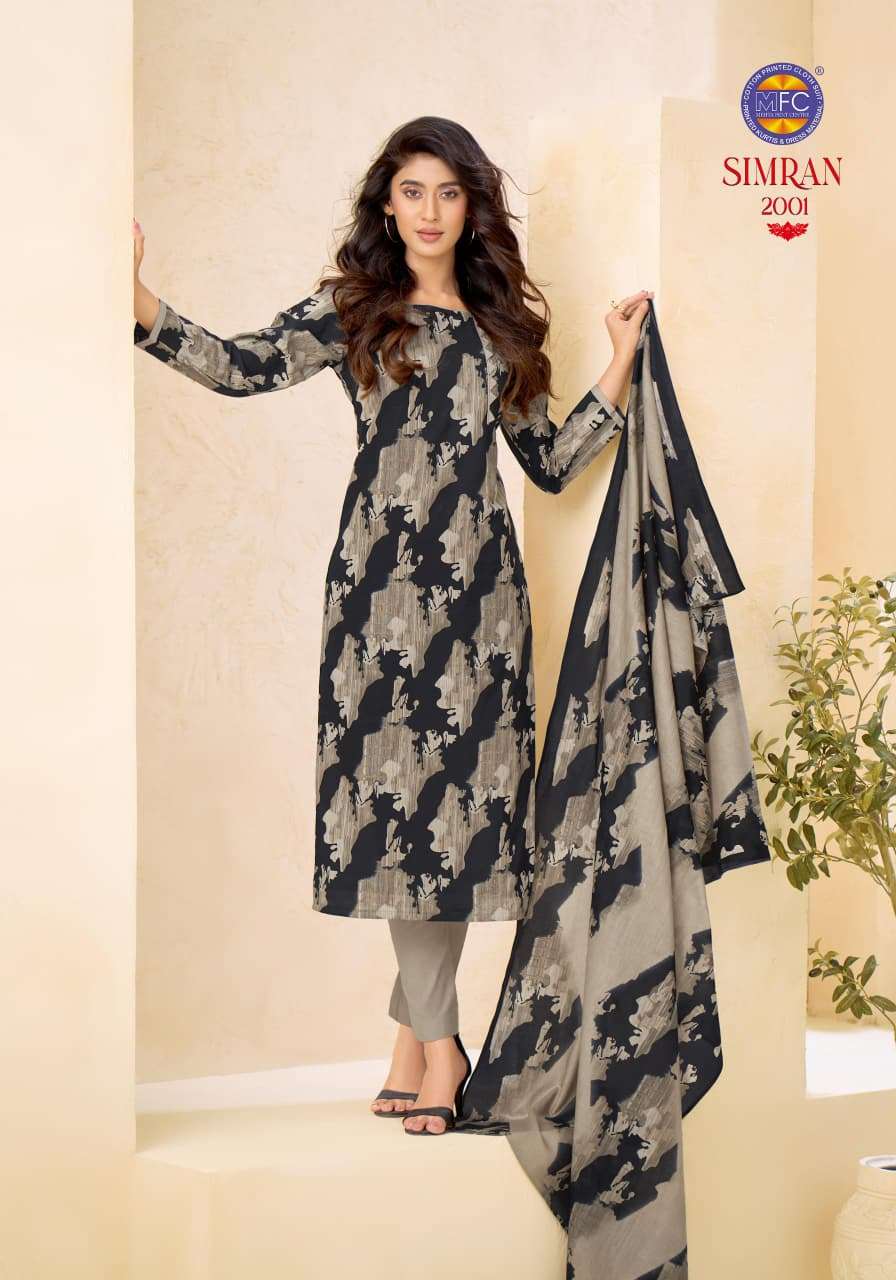 MFC Simran Vol 2 Pure Cotton Printed Dress Material - Amrah Wholesale