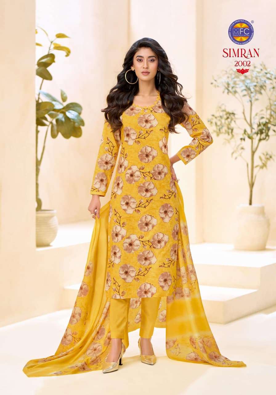 MFC Simran Vol 2 Pure Cotton Printed Dress Material - Amrah Wholesale