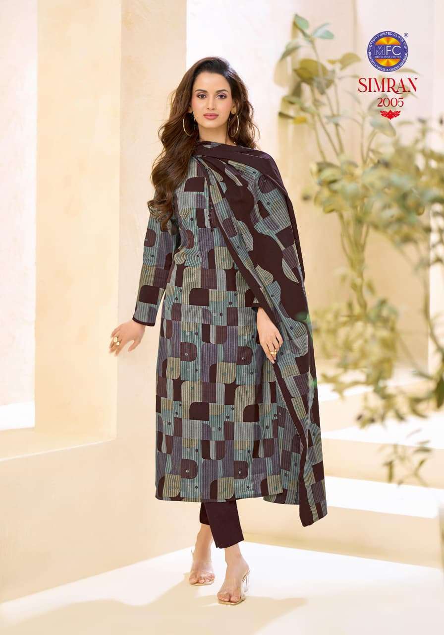 MFC Simran Vol 2 Pure Cotton Printed Dress Material - Amrah Wholesale