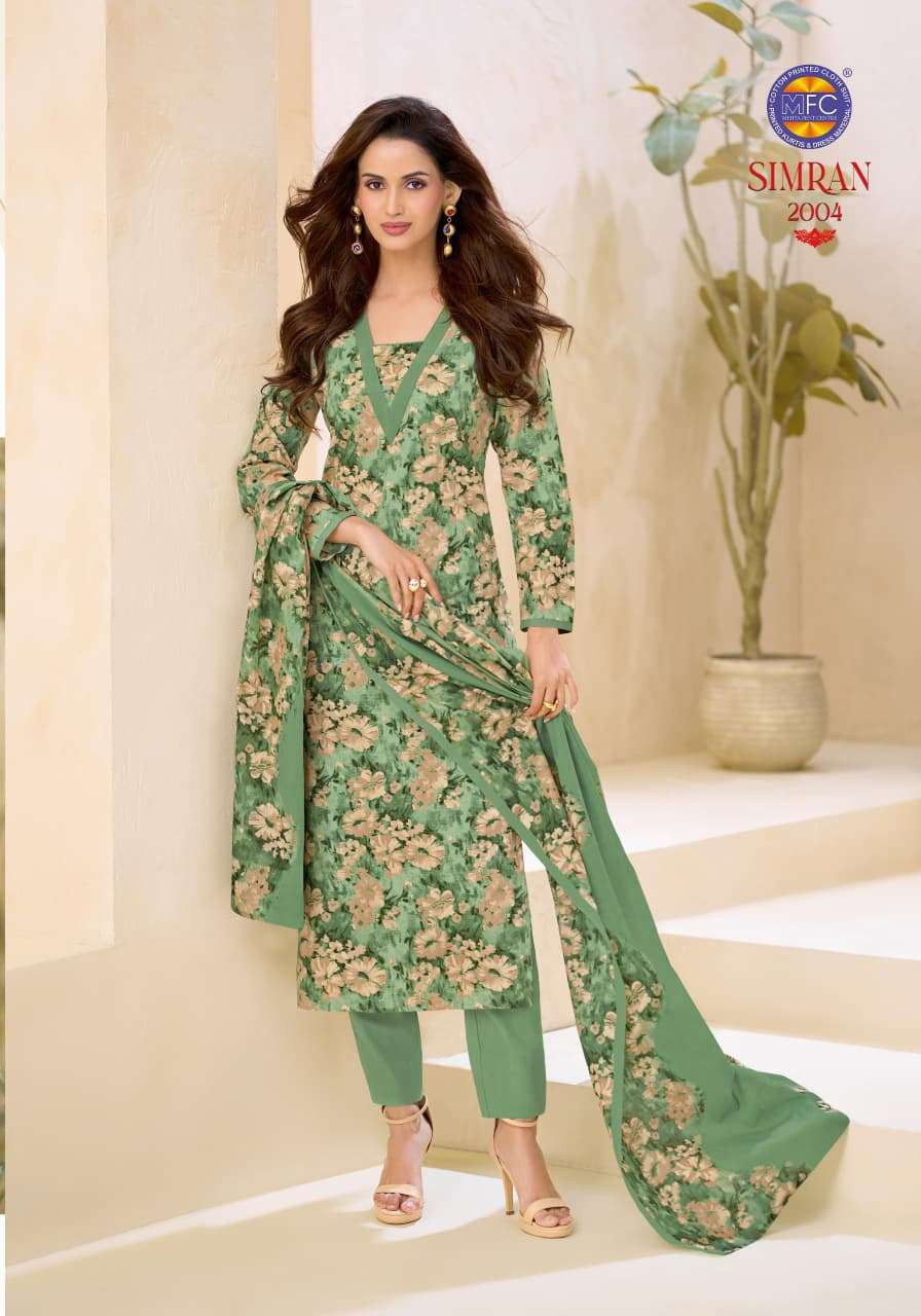 MFC Simran Vol 2 Pure Cotton Printed Dress Material - Amrah Wholesale