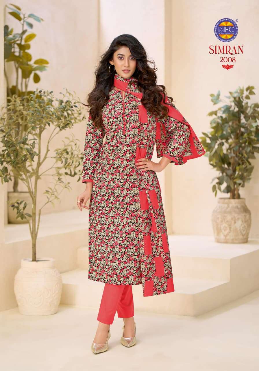 MFC Simran Vol 2 Pure Cotton Printed Dress Material - Amrah Wholesale