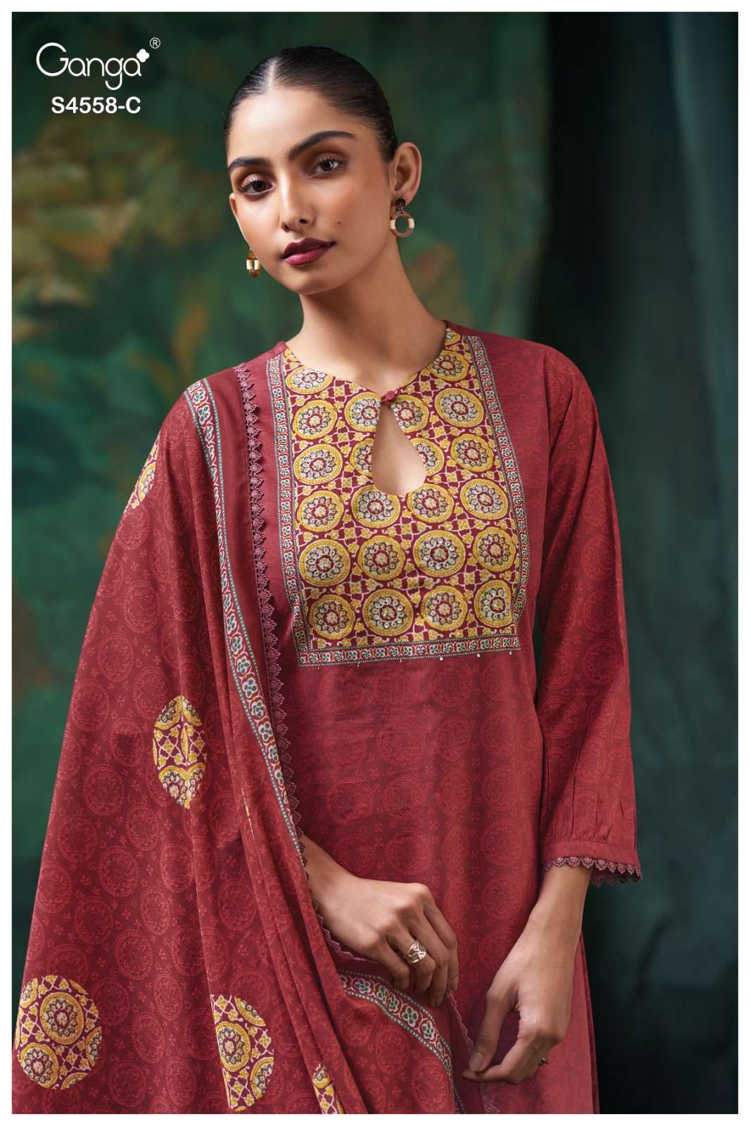 Ganga Fashion Mihira 4558 Cotton Dress Material - Amrah Wholesale