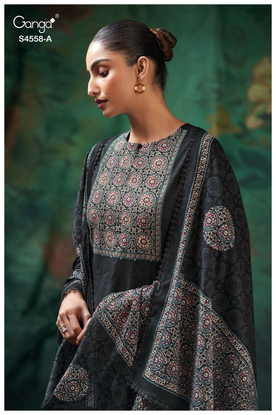 Ganga Fashion Mihira 4558 Cotton Dress Material - Amrah Wholesale