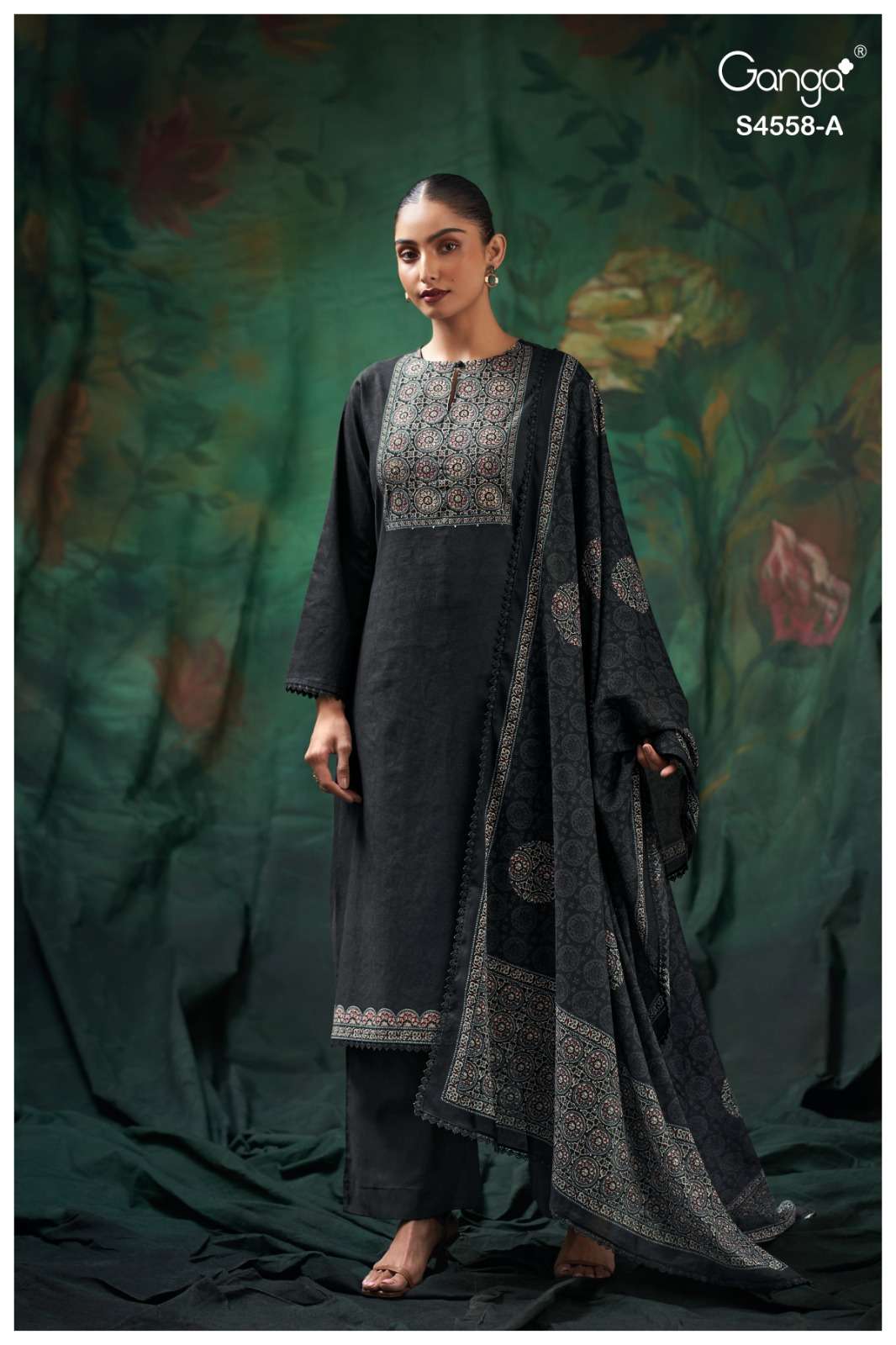 Ganga Fashion Mihira 4558 Cotton Dress Material - Amrah Wholesale