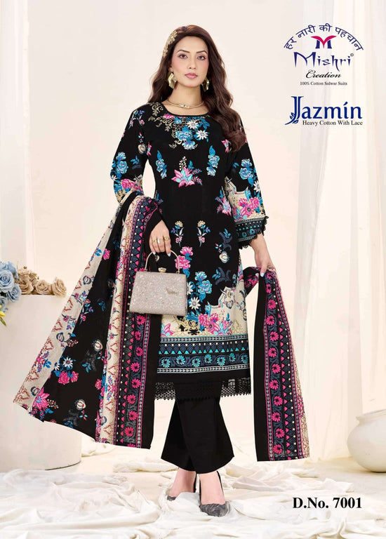 Mishri Creation Jazmin Vol 7 Cotton Dress Material - Amrah Wholesale