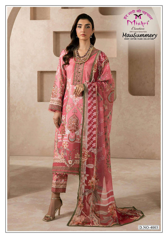 Mishri Creation Mausummery Vol 4 Printed Karachi Cotton Salwar Suit Wholesale