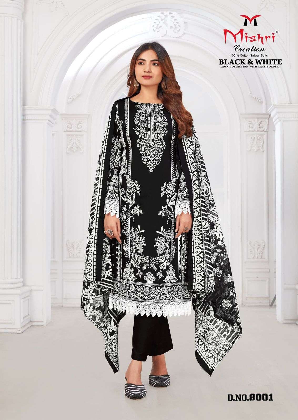 Mishri Creations Black & White Vol-8