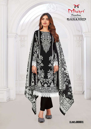 Mishri Creations Black & White Vol-8