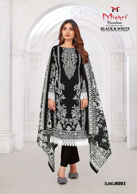 Mishri Creations Black & White Vol-8