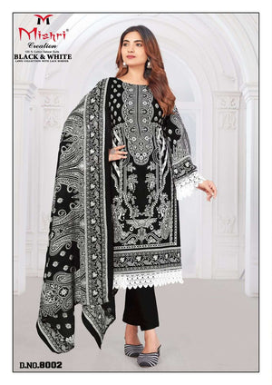 Mishri Creations Black & White Vol-8