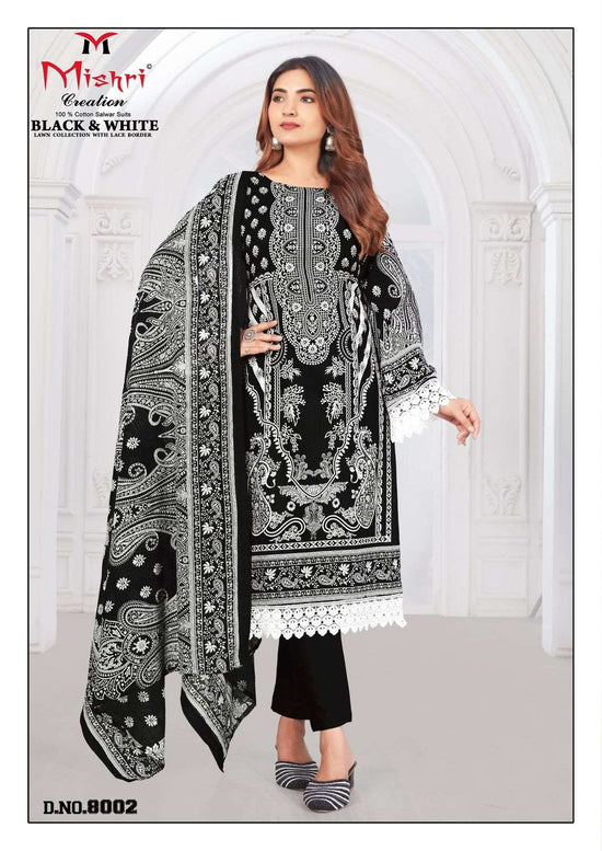 Mishri Creations Black & White Vol-8