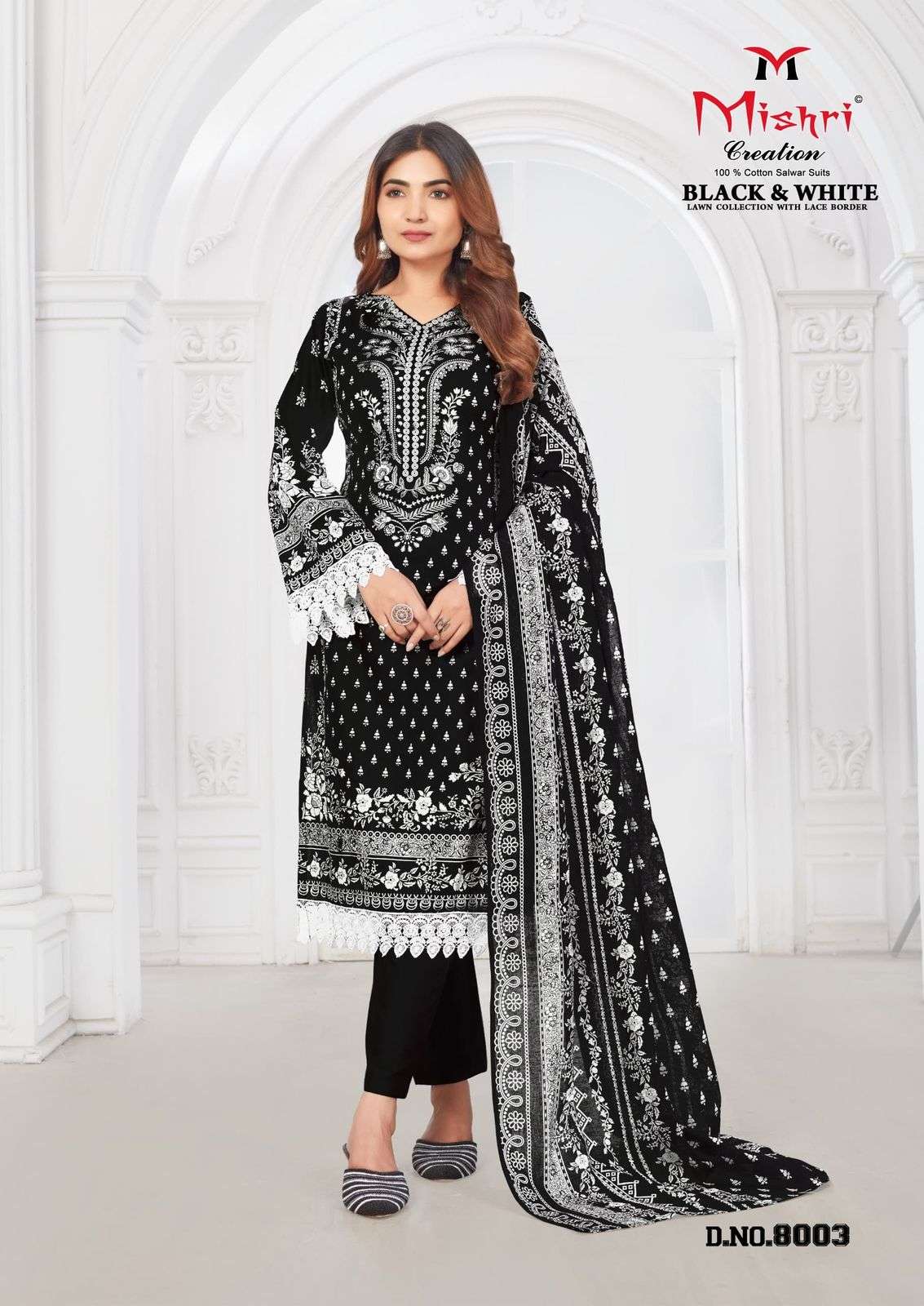 Mishri Creations Black & White Vol-8