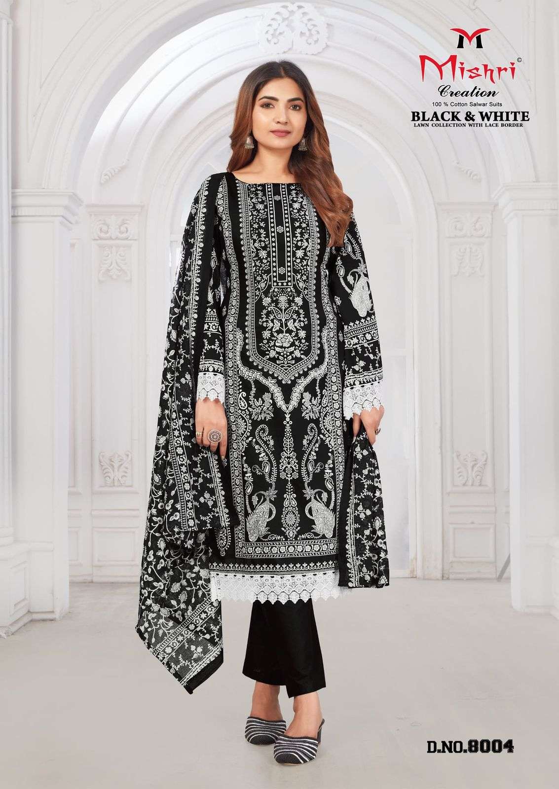 Mishri Creations Black & White Vol-8
