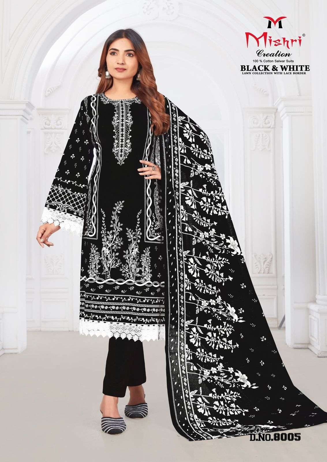 Mishri Creations Black & White Vol-8