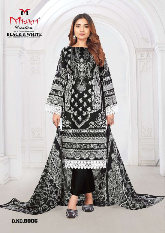 Mishri Creations Black & White Vol-8