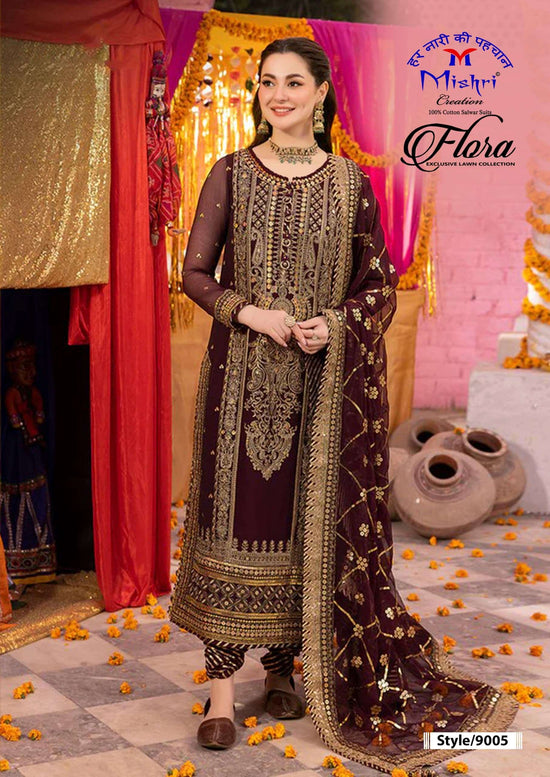 Mishri Creation Flora Vol 9 Heavy Lawn Cotton Dress Material