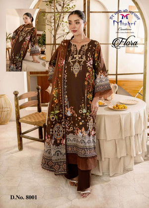 Mishri Creation Flora Vol-08 Cotton Lawn Printed Pakistani Suit