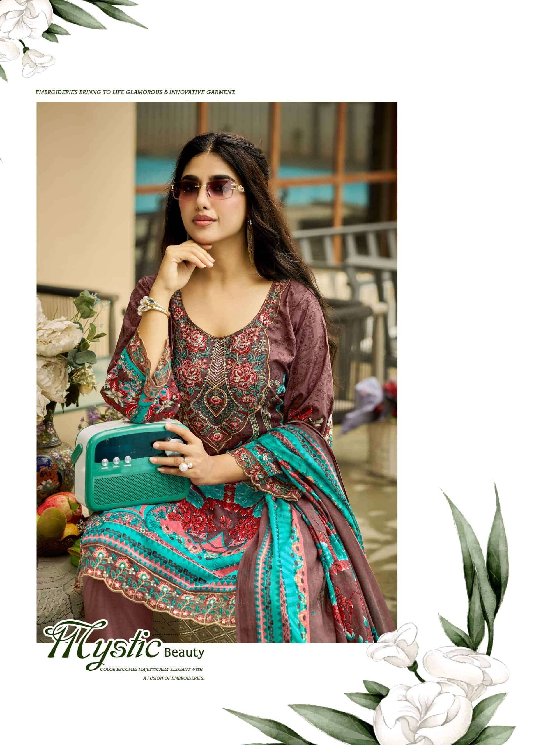 Mishri Creation Orient Vol 1 Popline Cotton Pakistani Suit